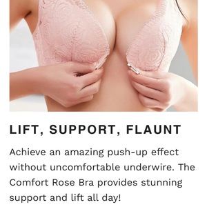 Floral Secrets Comfort Rose Bra 36D Two Bras